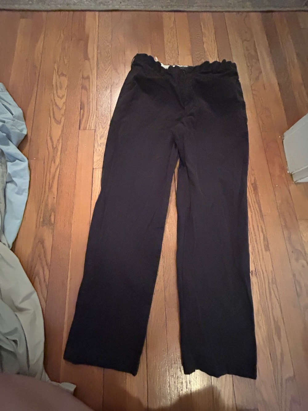Banana Republic Straight Fit Gavin Black Dress Pants 38x32